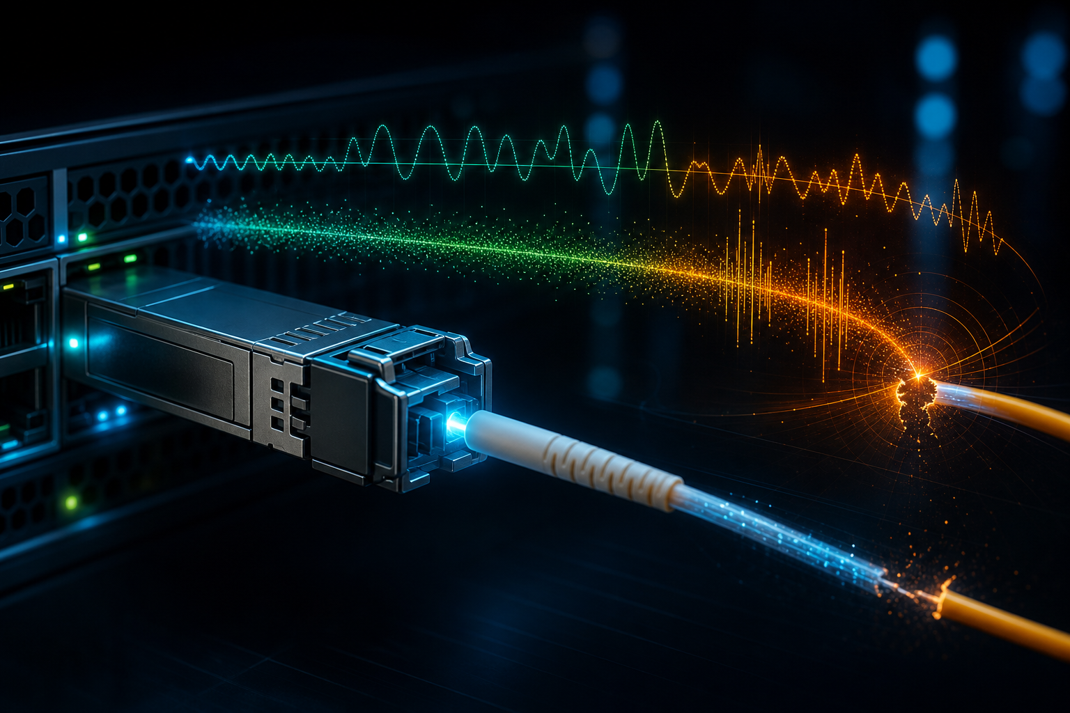 Optical link telemetry predicting fiber degradation